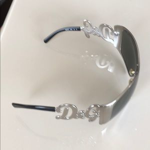 Authentic Dolce & Gabbana Gun metal sunglasses